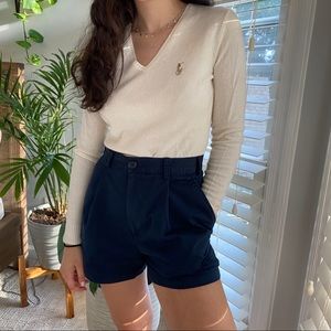 Ralph Lauren Sport women’s cream v neck sweater